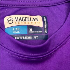 Magellan Outdoors Vibrant Purple Boyfriend Fit Top